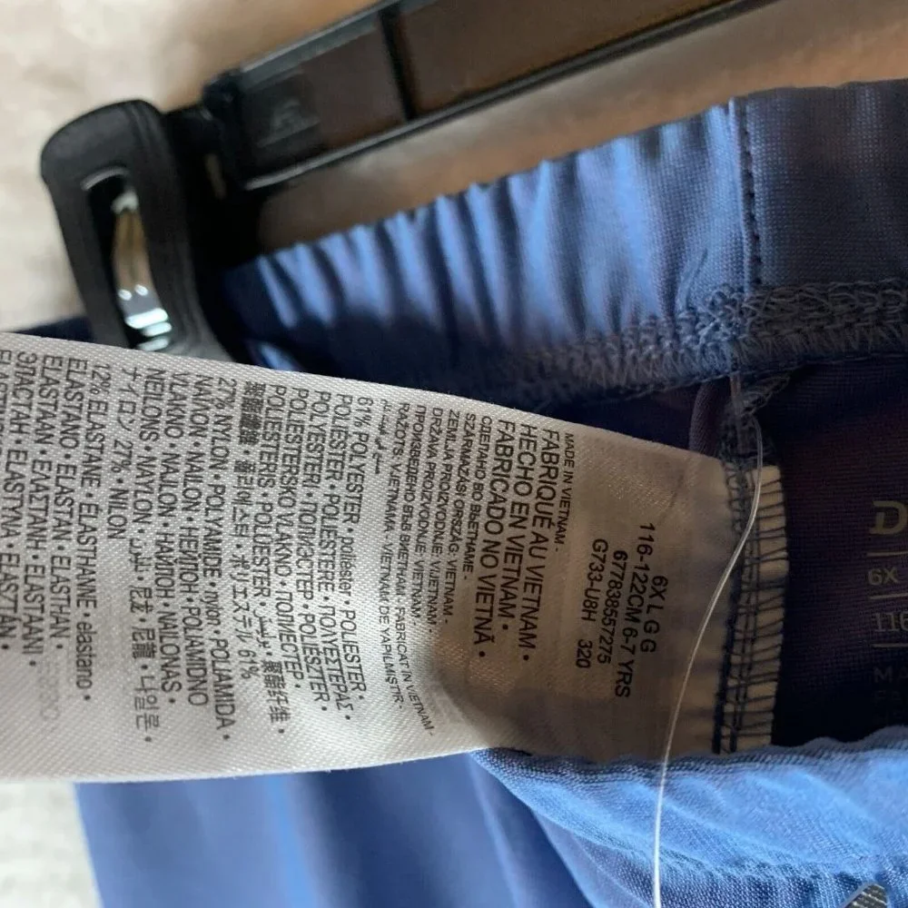 Nike Iridescent Legging Girls Large Blue‎ Dri-Fit Royal Pulse Pull On 6823